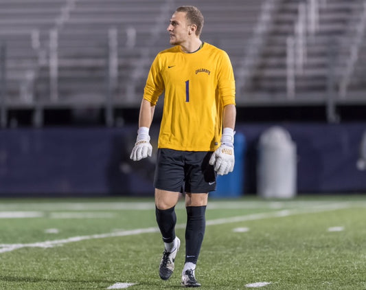 UAlbany Goalkeeper with his NGA Empire gloves